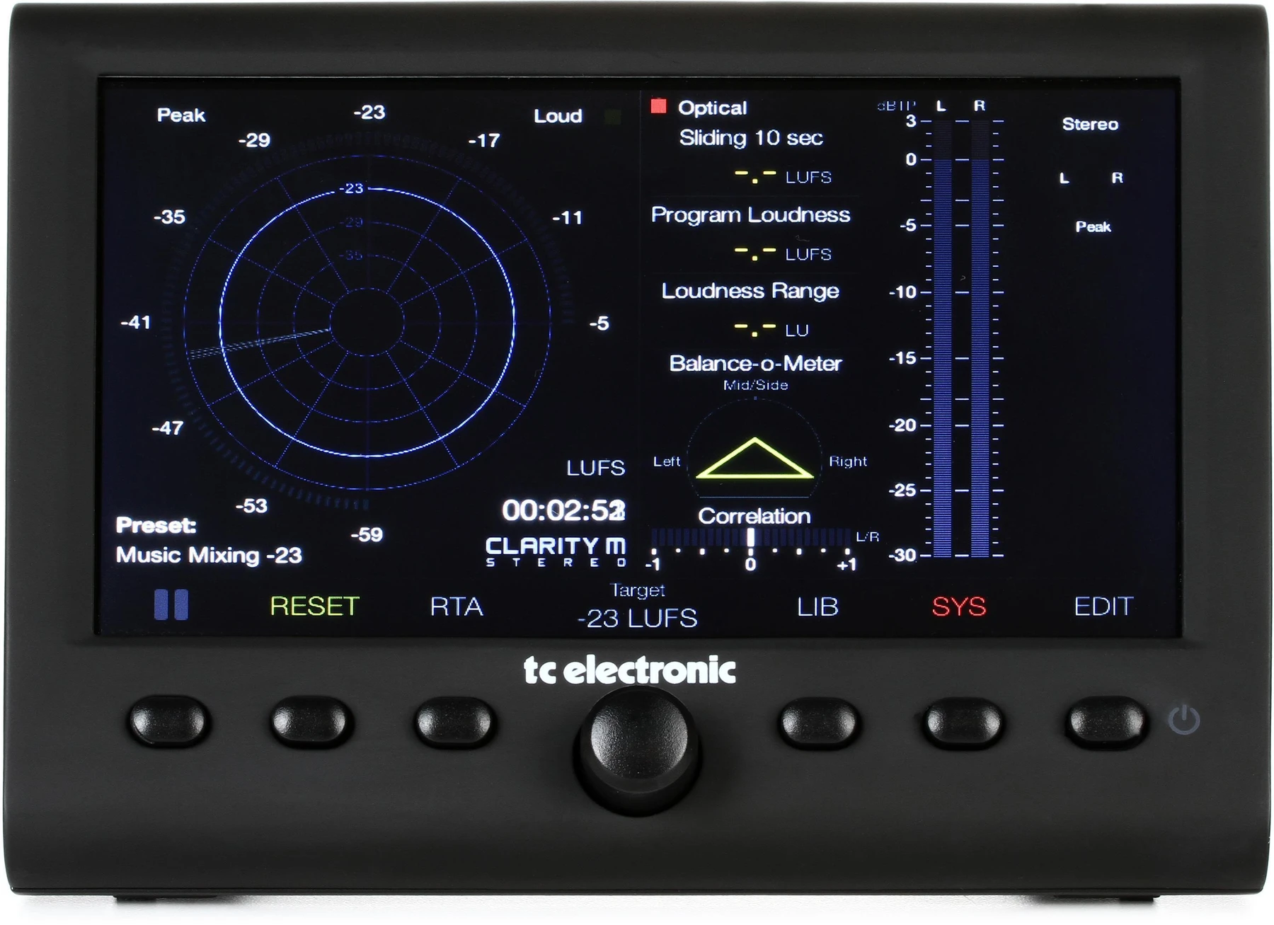 TC Electronic Clarity M 立体声响度计