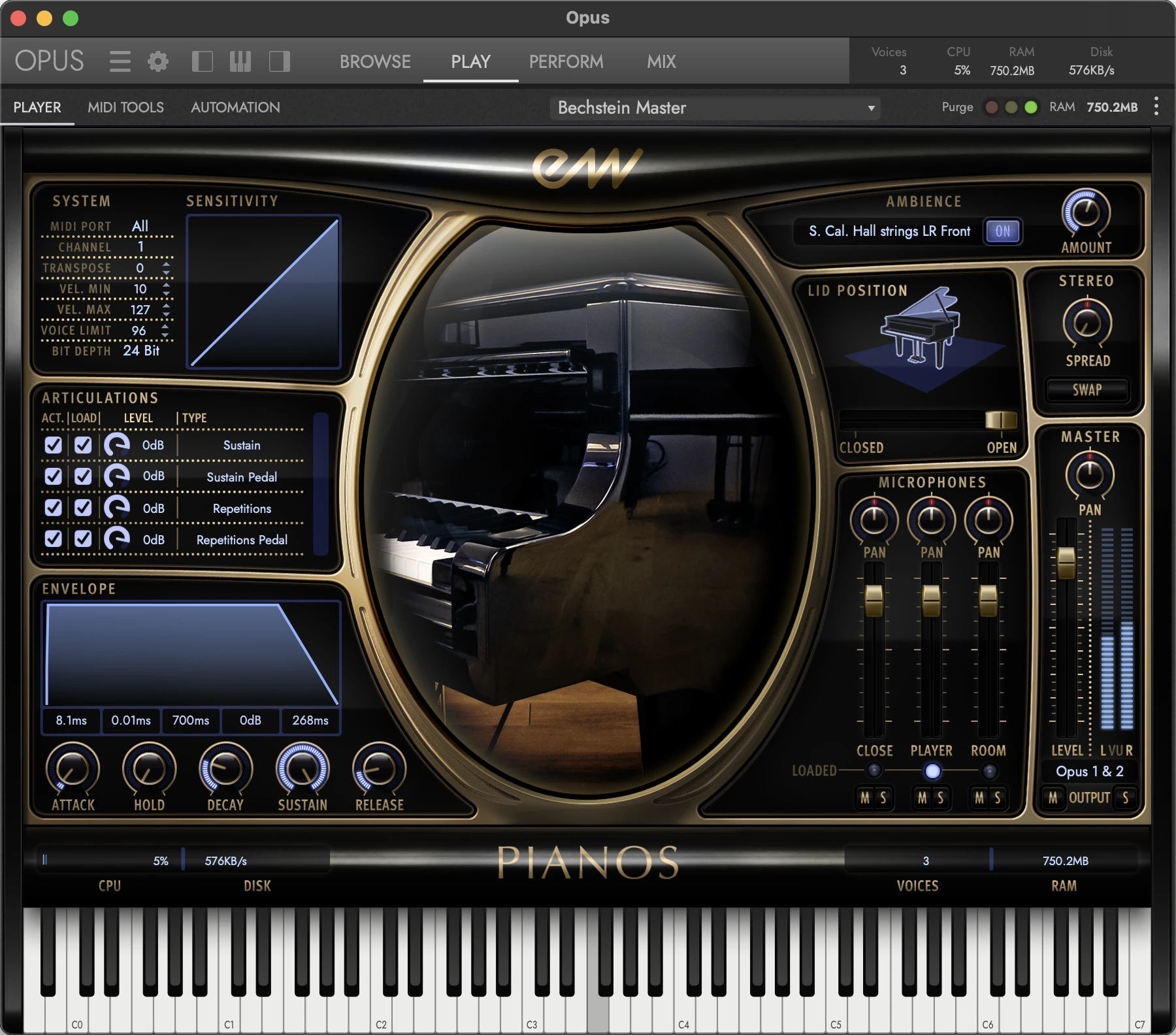 EastWest Pianos - Platinum Edition 三角钢琴软件乐器合集
