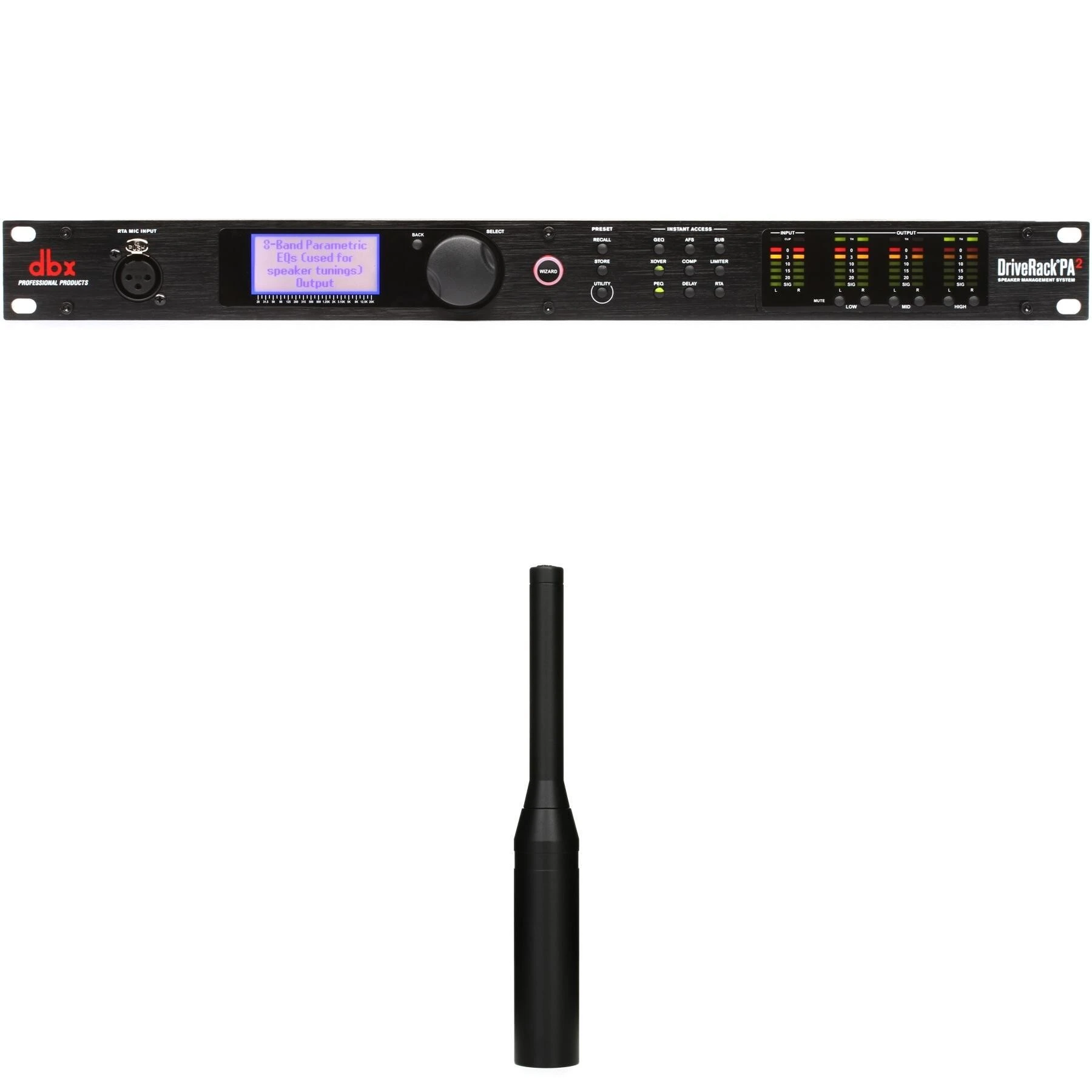 dbx DriveRack PA2 全套扬声器管理系统（含测量麦克风）