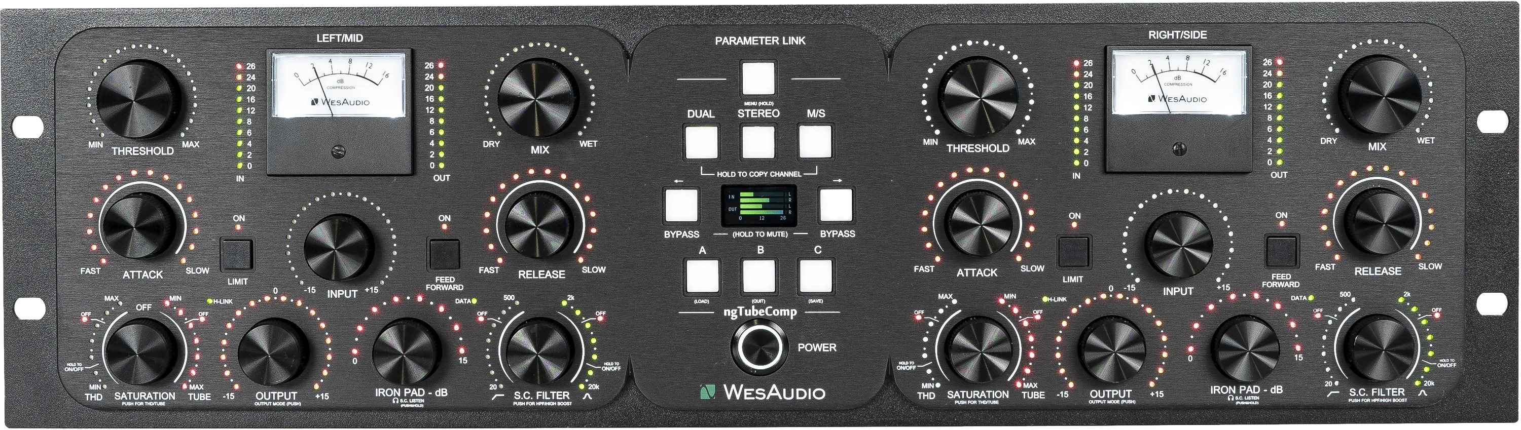 WesAudio ngTubeComp 电子管压缩器（带数字召回与自动化功能）
