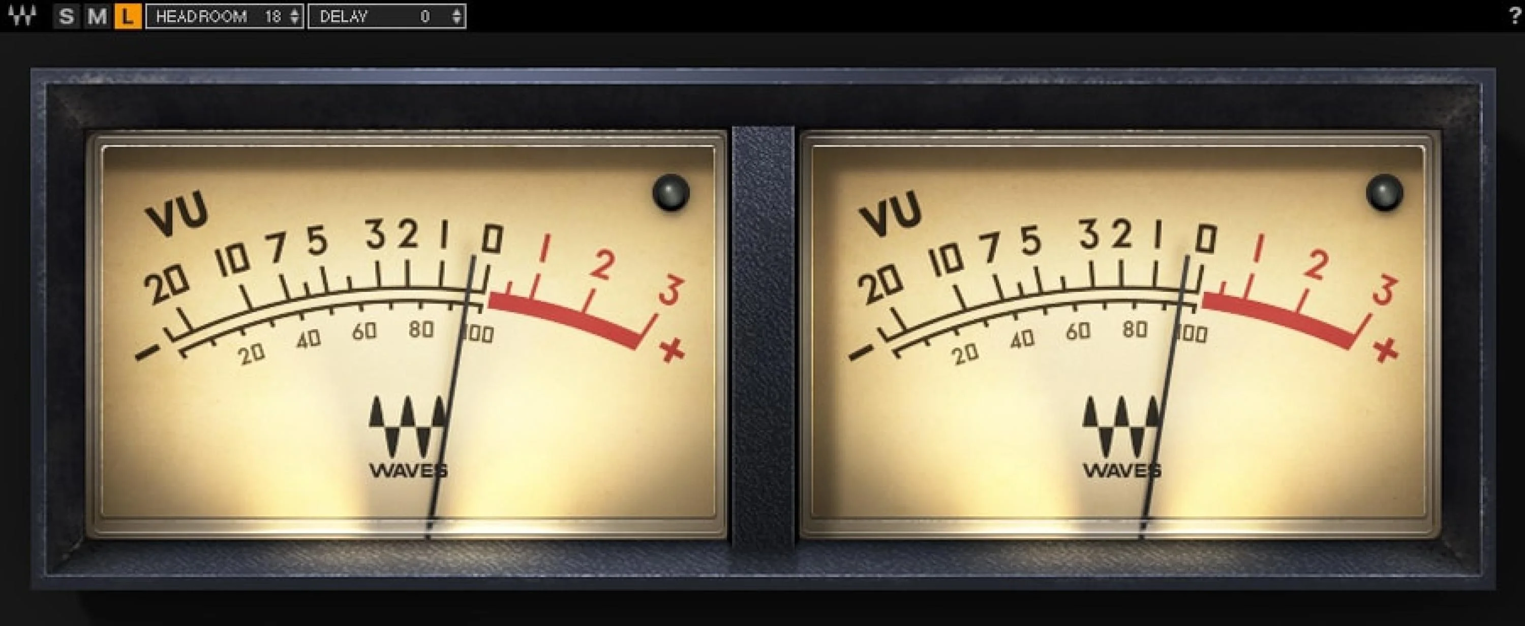 Waves VU Meter 虚拟电平表插件