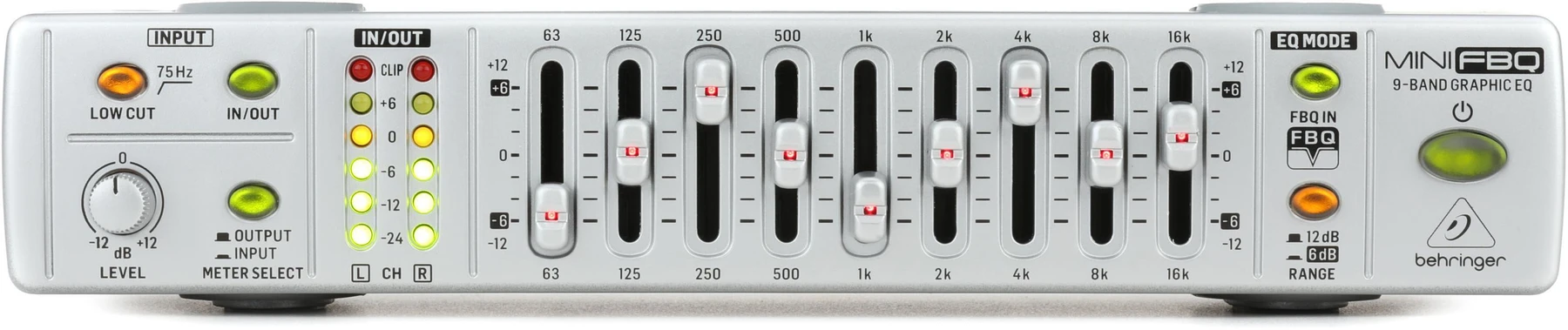 Behringer MINIFBQ FBQ800 9段图形均衡器