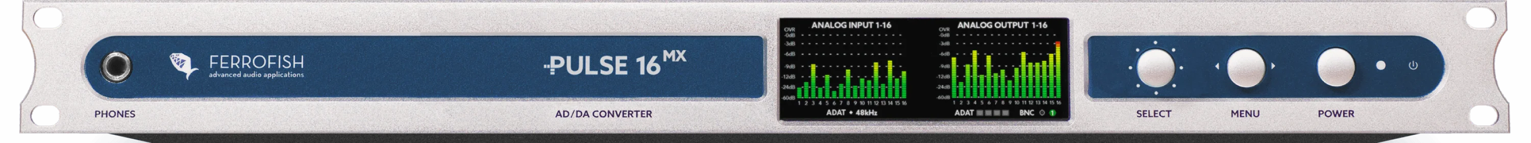 Ferrofish Pulse 16 MX 16进16出模数/数模转换器（带MADI和ADAT接口）