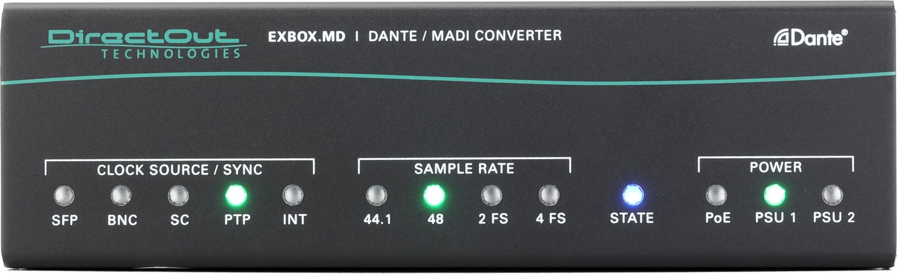 DirectOut EXBOX.MD Dante/MADI转换器
