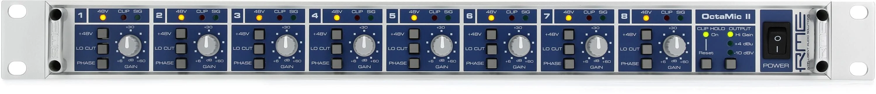 RME OctaMic II 八通道麦克风前置放大器