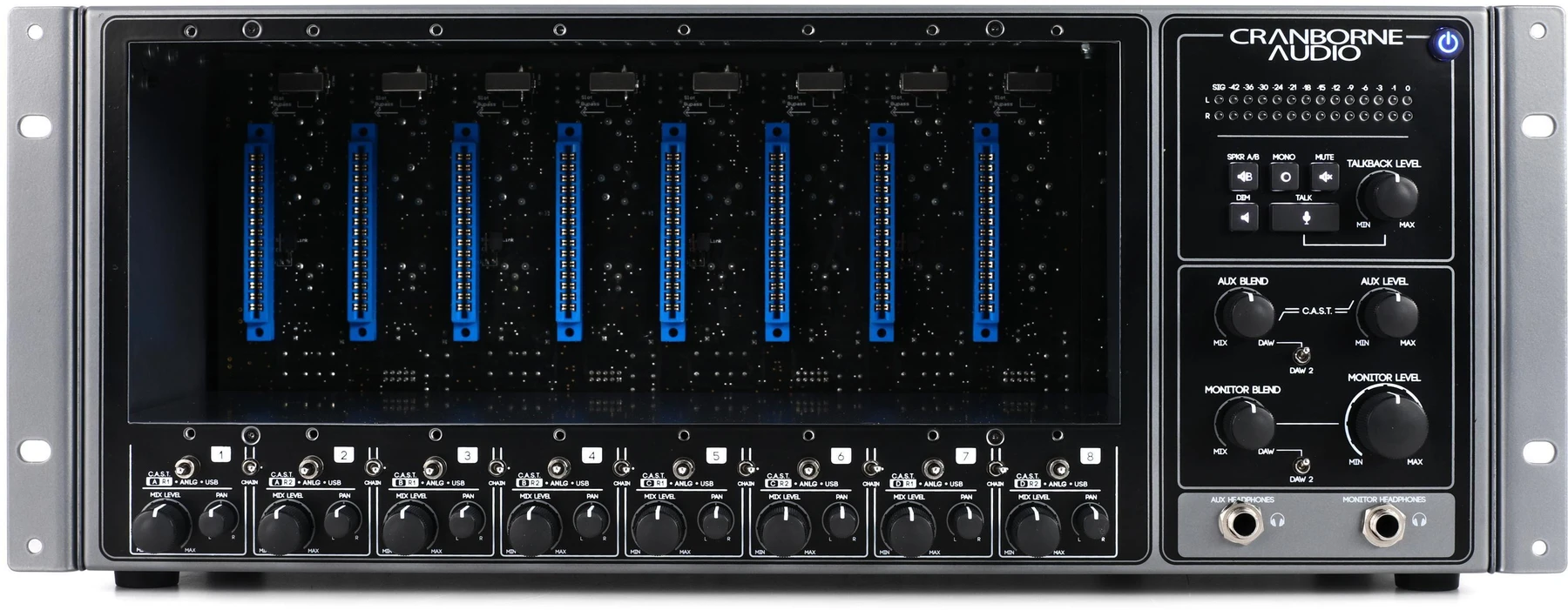 Cranborne Audio 500R8 8槽位500系列机架式USB音频接口