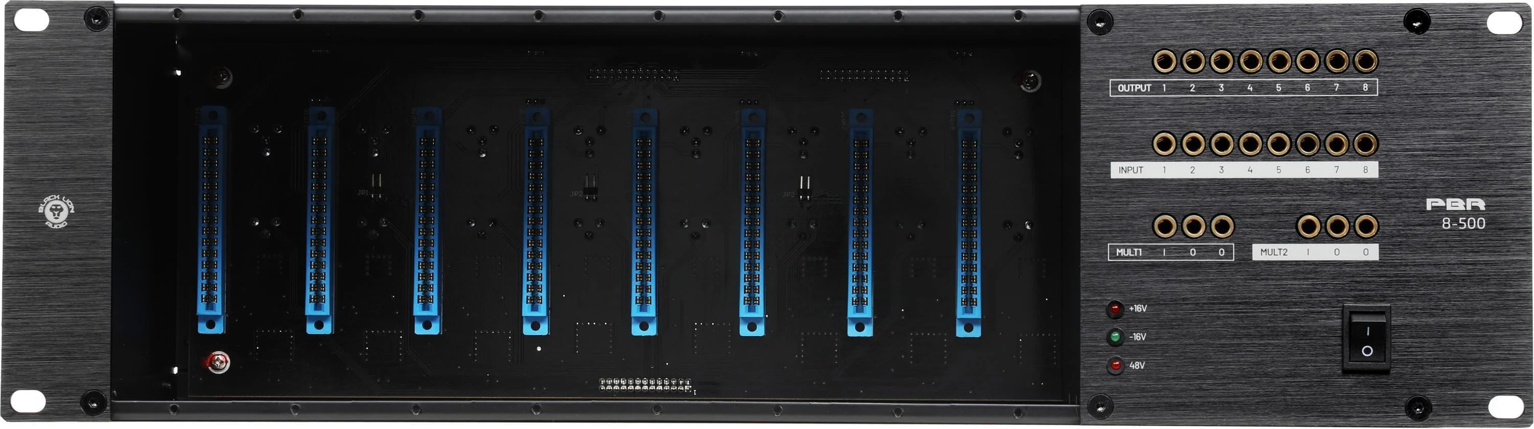 Black Lion Audio PBR 8-500 8槽位500系列机架/电源供应器（内置跳线盘）