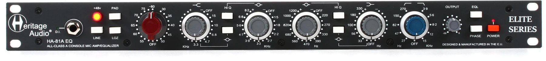 Heritage Audio HA81A 麦克风前置放大器&均衡器