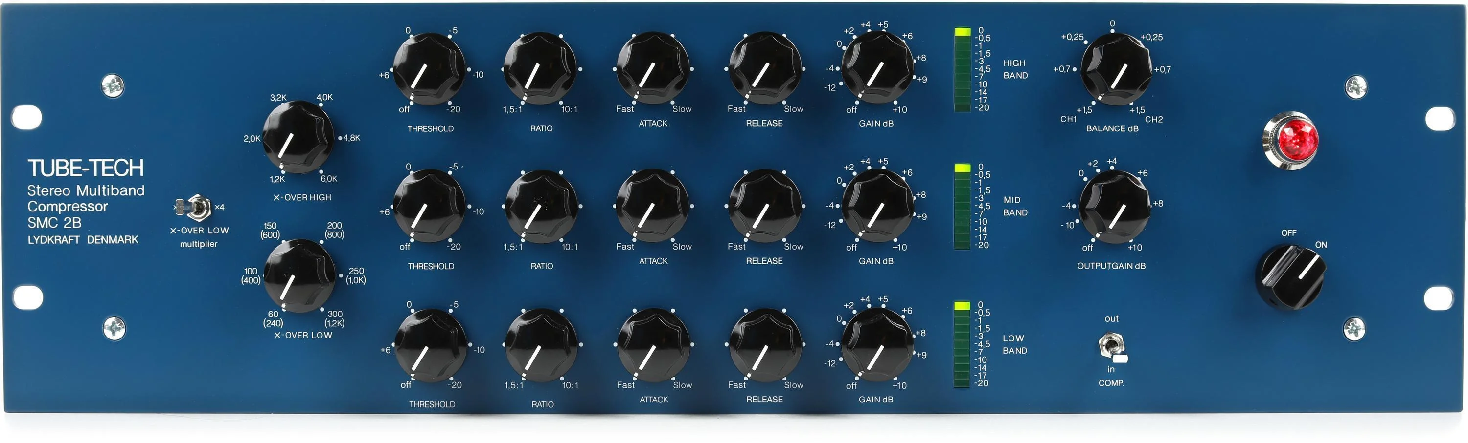 Tube-Tech SMC 2B 立体声多频段光电压缩器