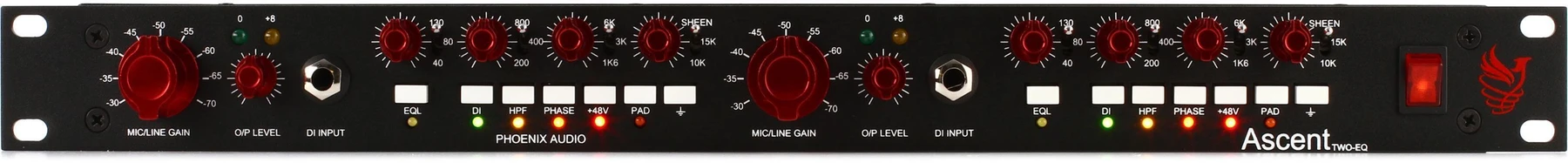 Phoenix Audio Ascent Two 带均衡器的麦克风前置放大器