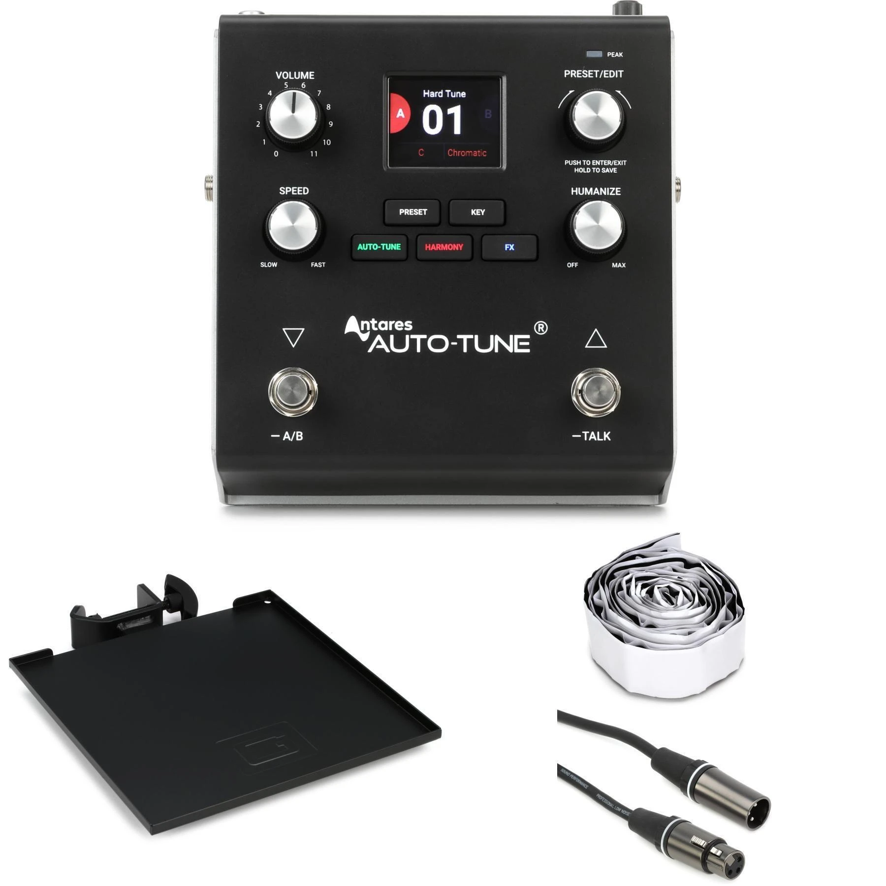 Headrush VX5 带Antares AutoTune的人声效果器踏板 - 麦克风支架搁板套装