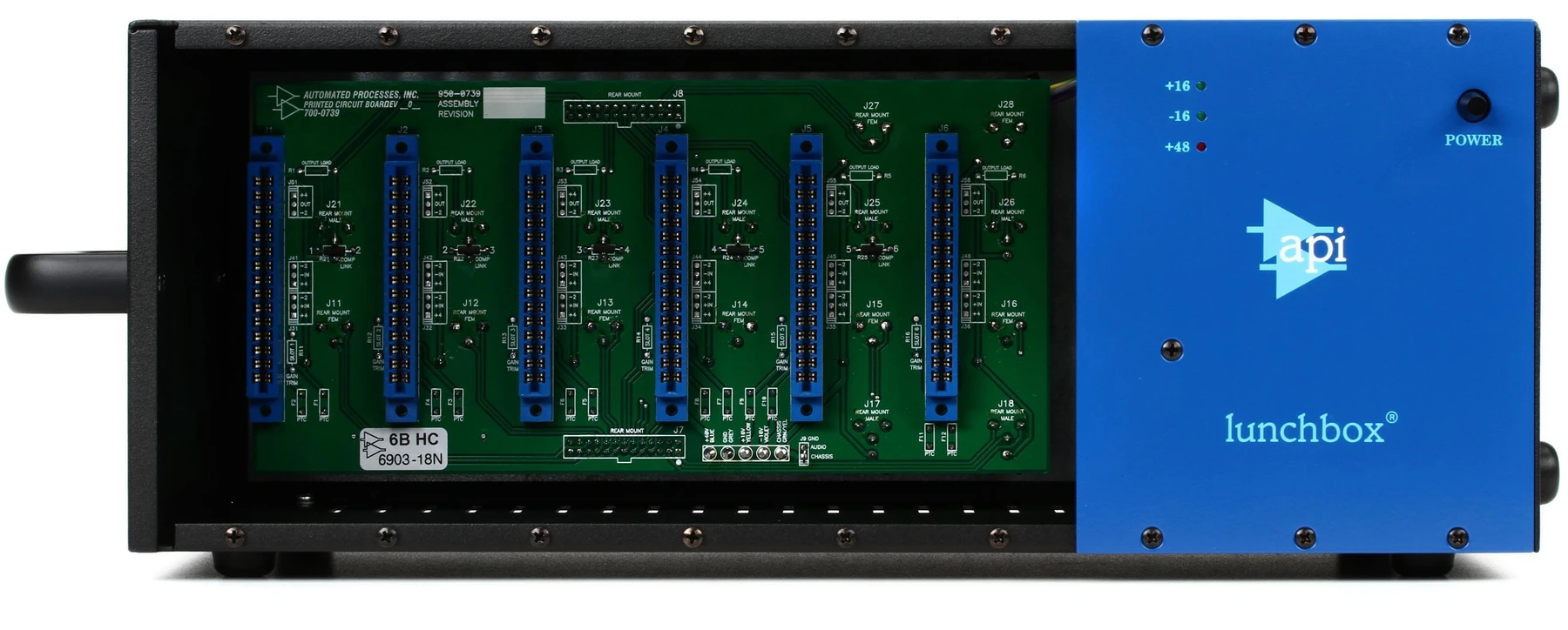 API 500-6B 6槽位500系列便携机架（Lunchbox）