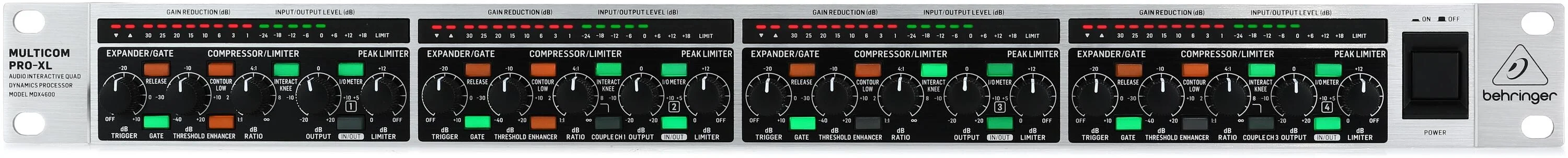 Behringer MULTICOM PRO-XL MDX4600 V2 多频段压缩器