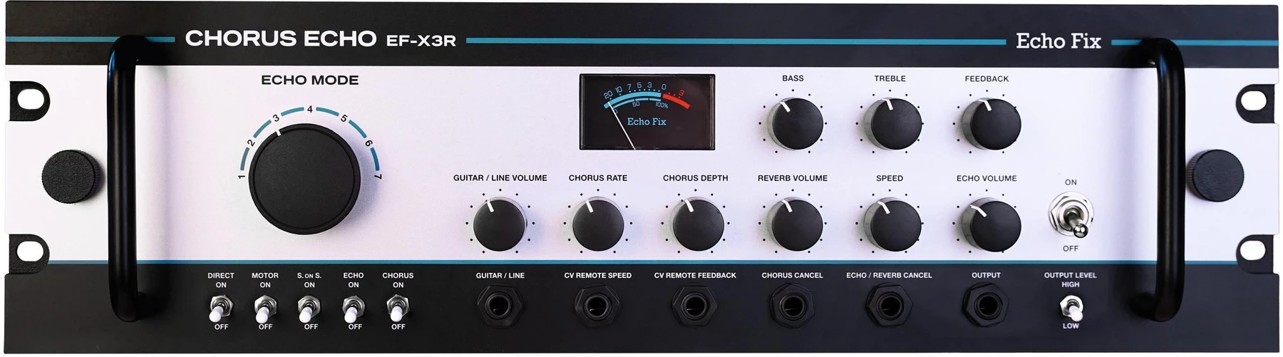 Echo Fix EF-X3R 合唱回声磁带延迟器 - 银色前面板