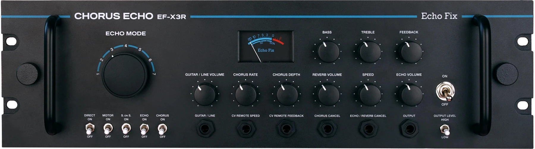 Echo Fix EF-X3R 合唱回声磁带延迟器 - 黑色前面板