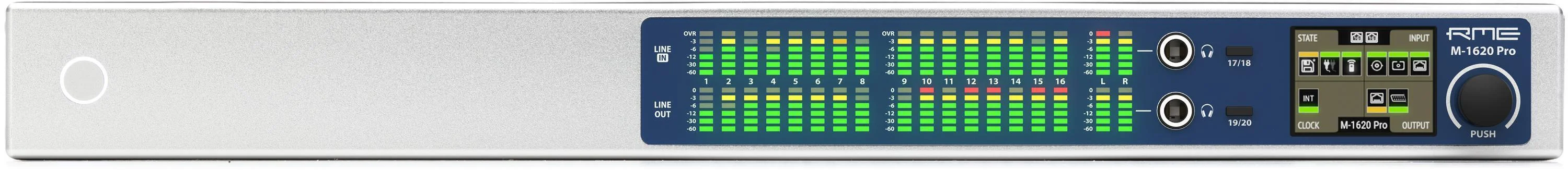RME M-1620 Pro D 16×20通道带Dante的模数/数模转换器