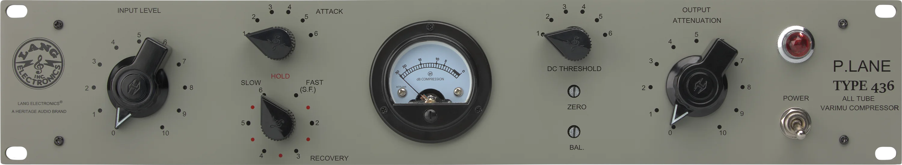 Heritage Audio LANG P.Lane Type 436 电子管压缩器