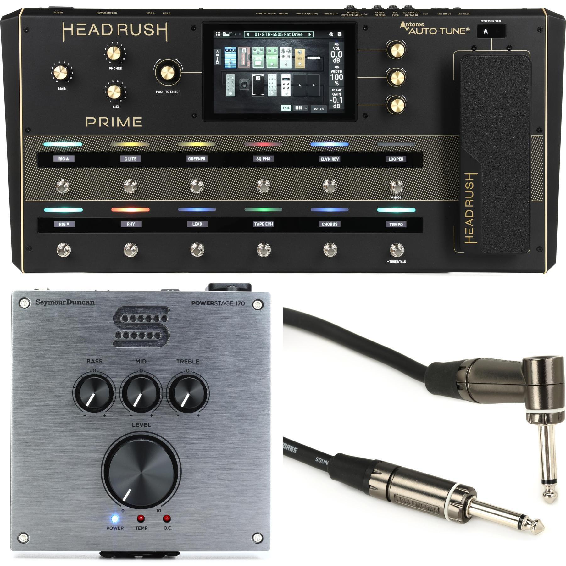 Headrush Prime 吉他综合效果器/音箱模拟/人声处理器 与 Seymour Duncan PowerStage 170 套装