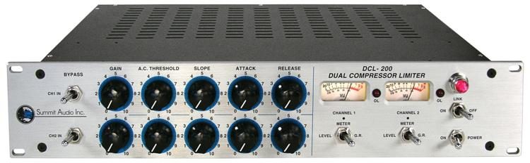 Summit Audio DCL-200 双通道压缩器/限制器