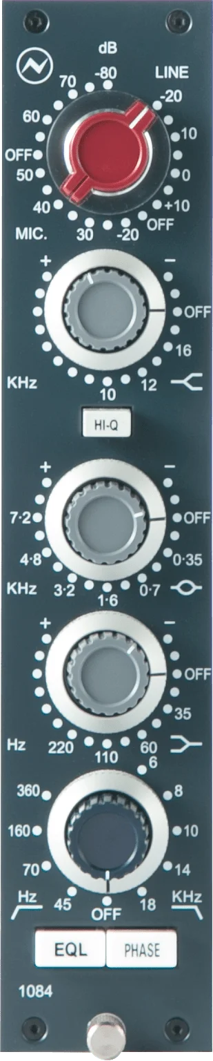 Neve 1084 经典80系列麦克风前置放大器和均衡器（立式）