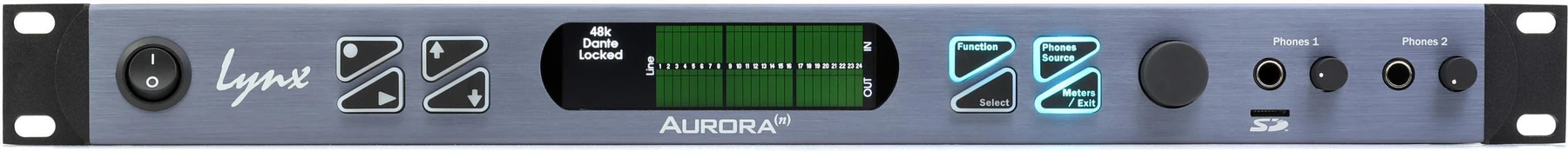Lynx Aurora (n) 24-DNT 24通道模数/数模转换器（带Dante接口）