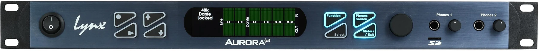 Lynx Aurora (n) 16-DNT 16通道模数/数模转换器（带Dante接口）
