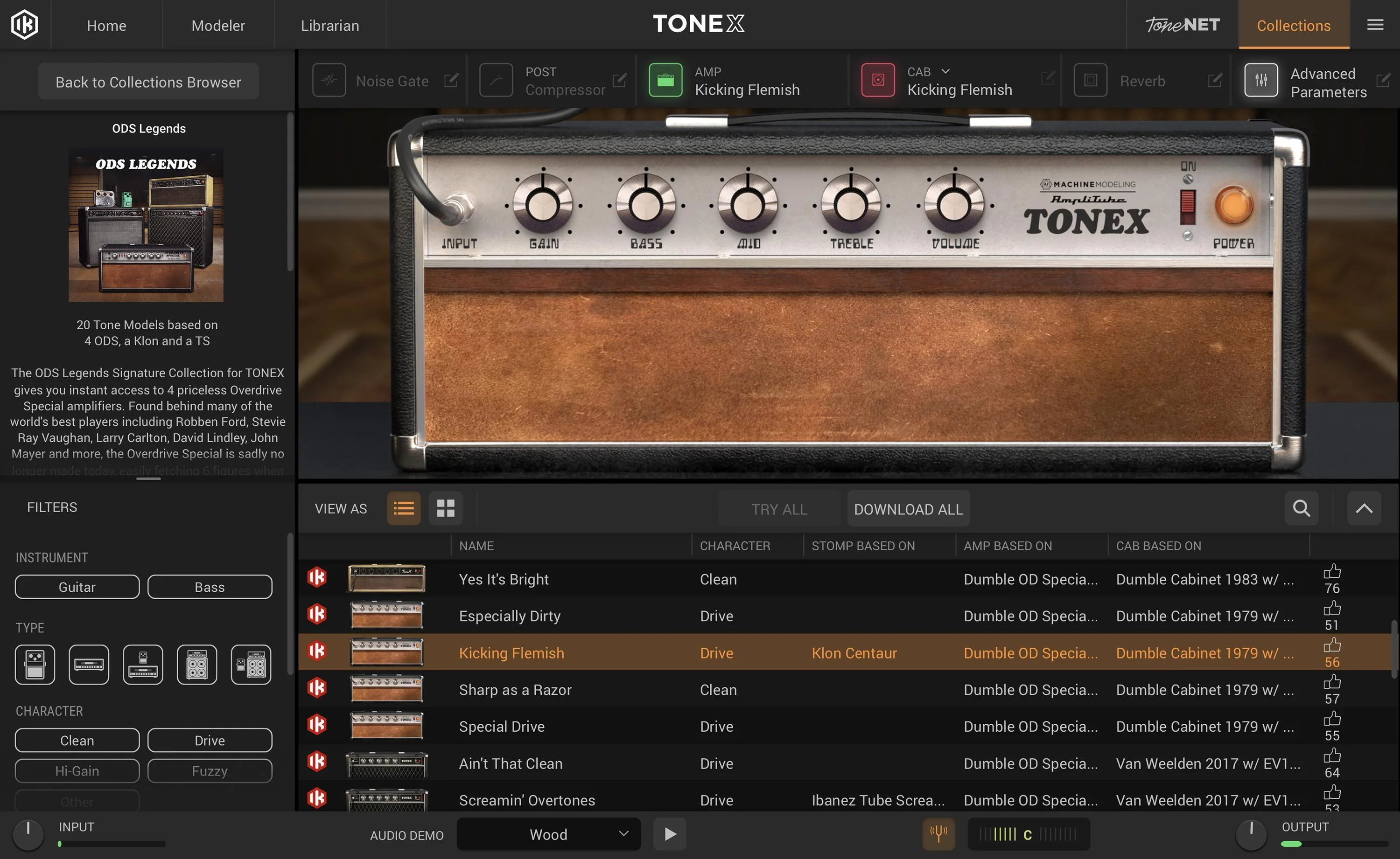 IK Multimedia TONEX ODS Legends 系列
