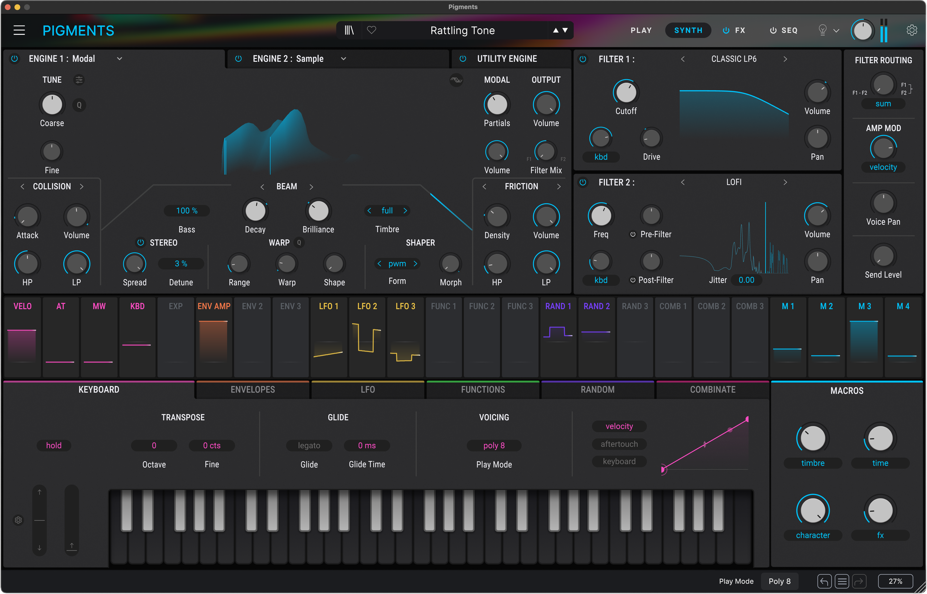 Arturia Pigments 7 Polychrome 虚拟合成器软件