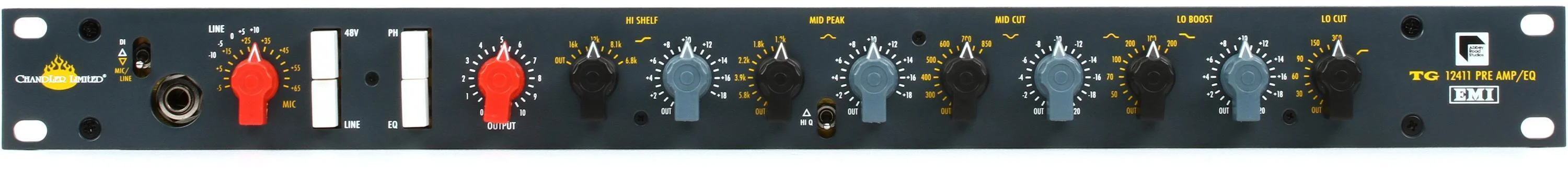 Chandler Limited TG Channel MKII 麦克风前置放大器和均衡器