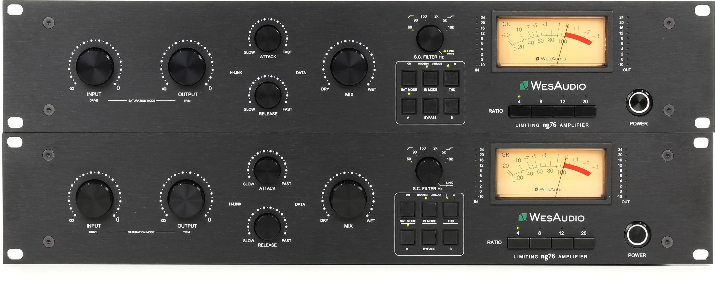 WesAudio ng76 FET压缩器 - 立体声对装