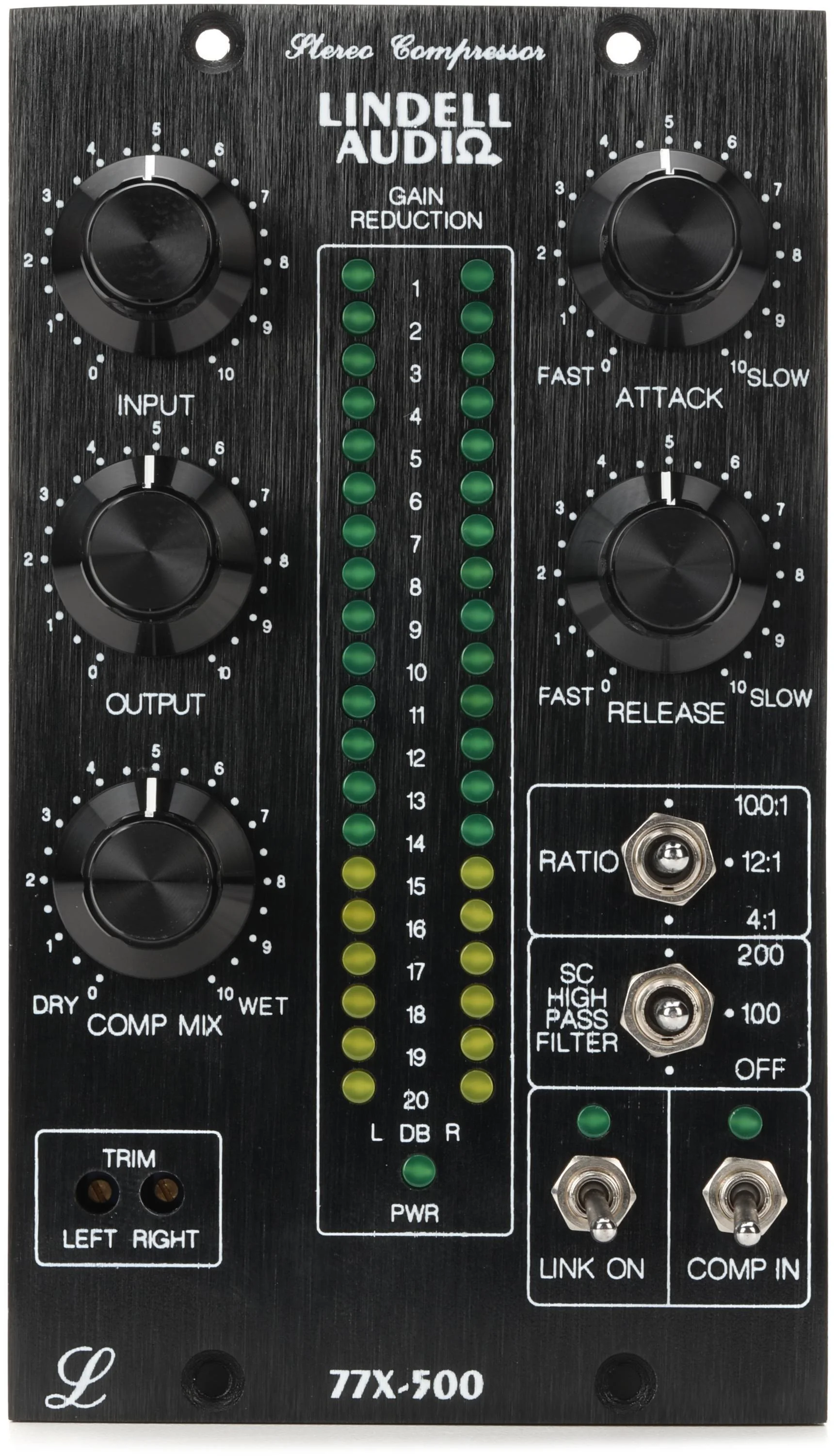 Lindell Audio 77X 500系列立体声压缩器/限幅器