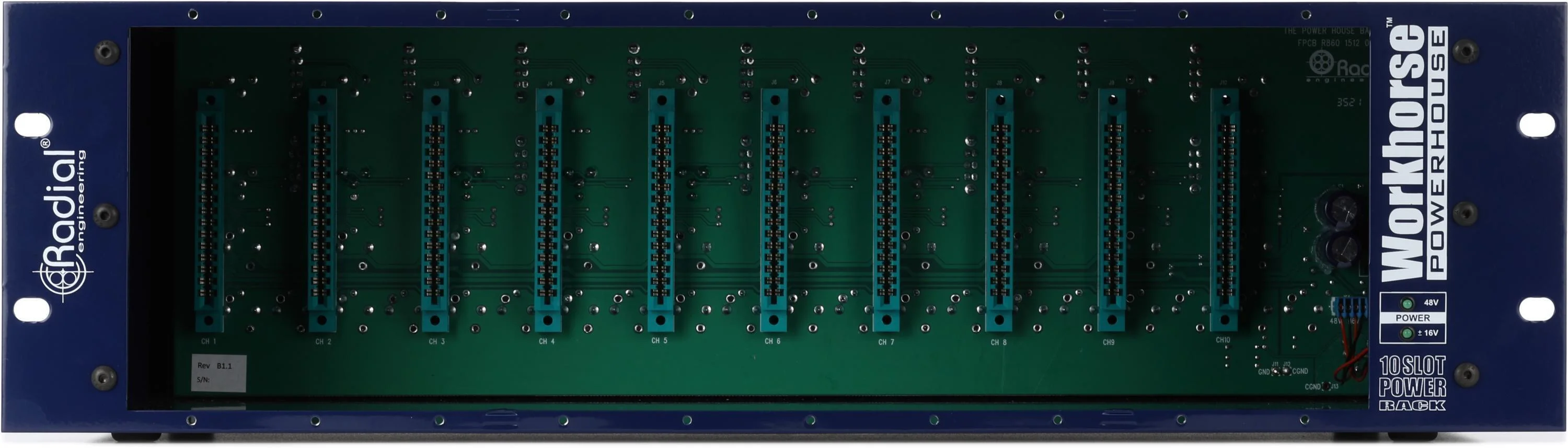 Radial Workhorse Powerhouse 10槽位500系列机架