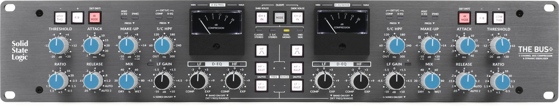 Solid State Logic Bus+ 双通道总线压缩器（认证开箱版）