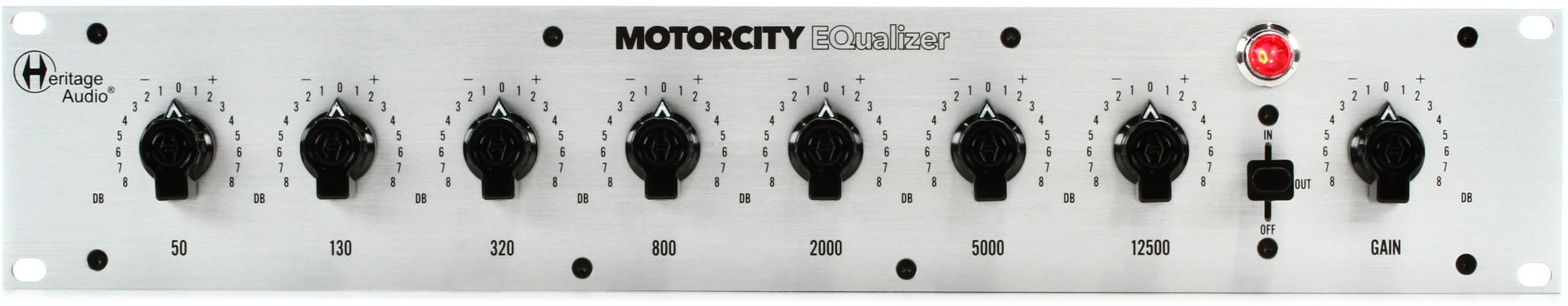 Heritage Audio MotorCity 均衡器 - 单声道7段无源均衡器