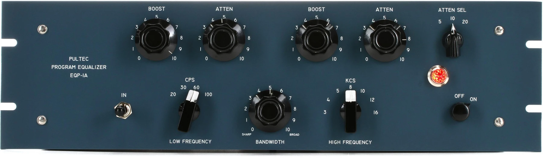 Pultec EQP-1A 电子管节目均衡器（认证开箱版）