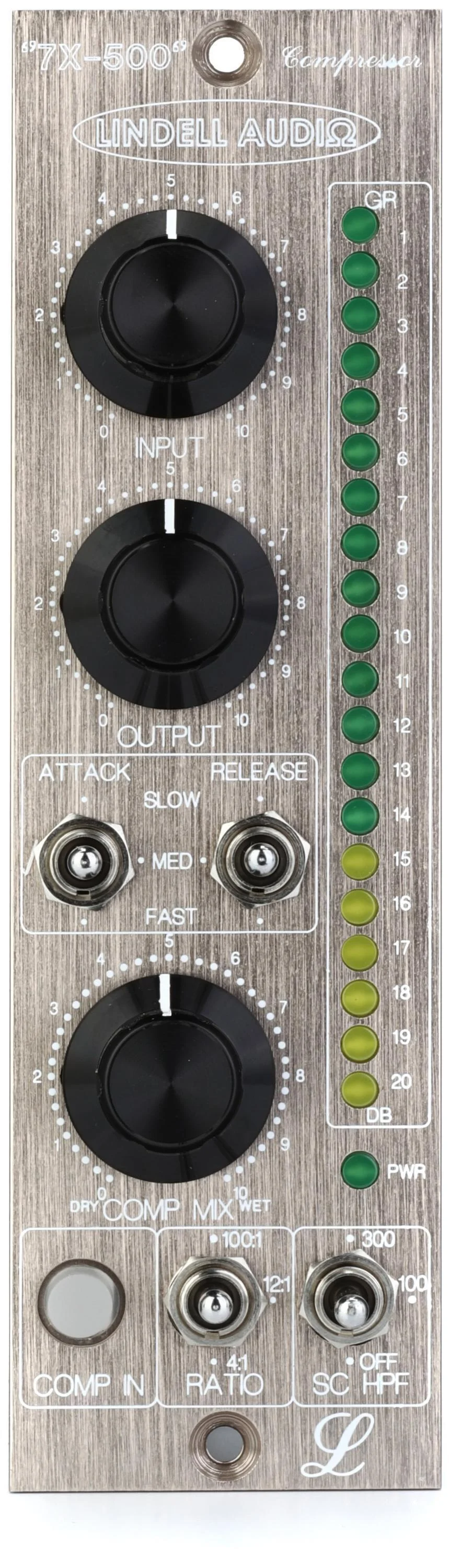 Lindell Audio 7X-500系列FET压缩器/限幅器