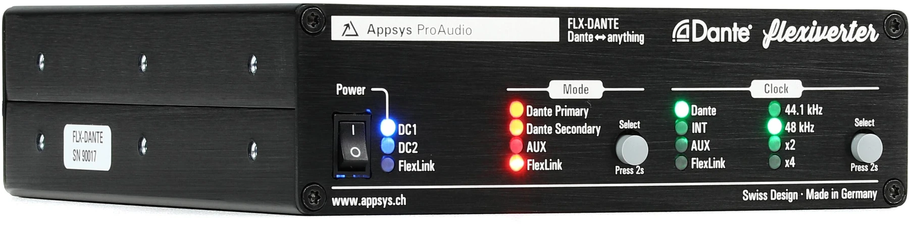 Appsys Flexiverter 数字格式转换器 - 带Dante协议