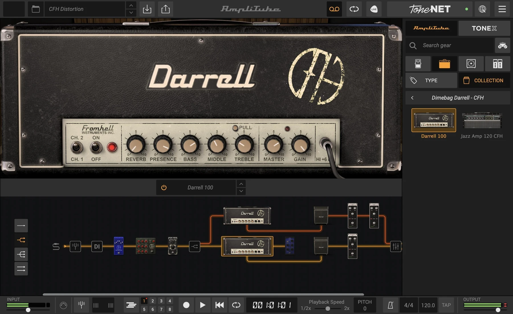 IK Multimedia AmpliTube Dimebag Darrell CFH Collection 软件套装