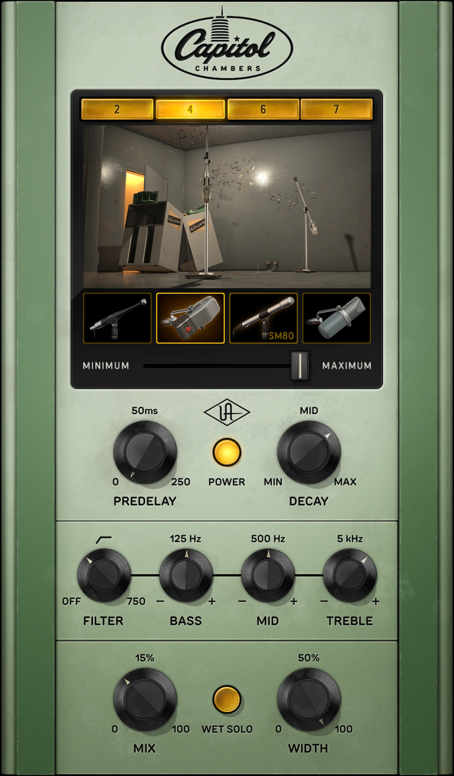 Universal Audio Capitol Chambers 混响与回声室 UAD 插件
