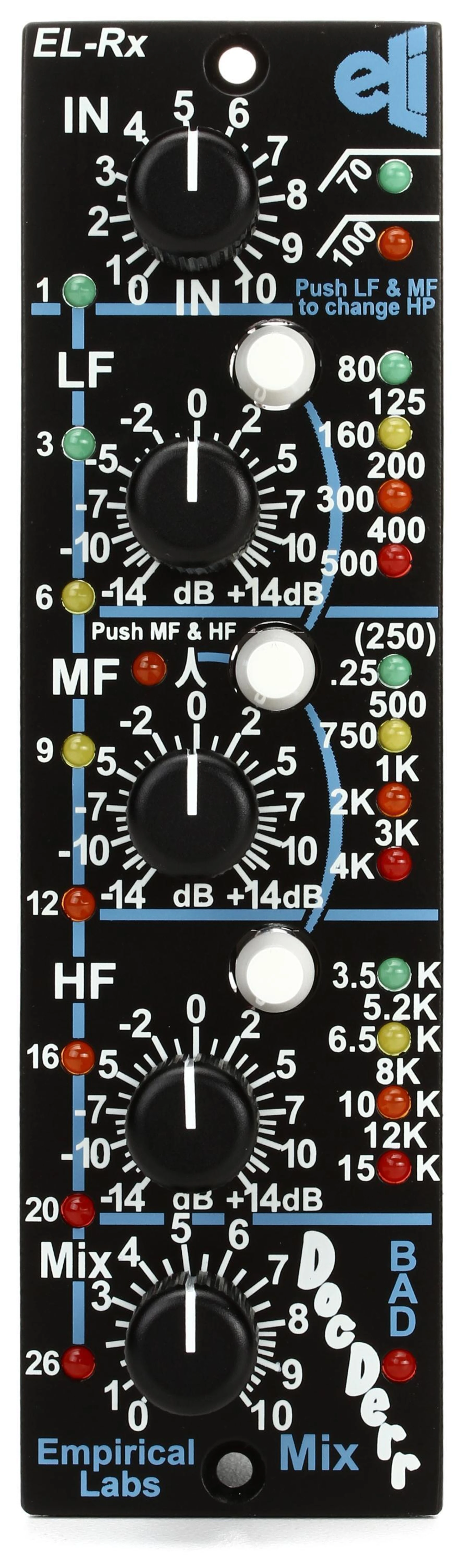 Empirical Labs DocDerr 500系列乐器通道条
