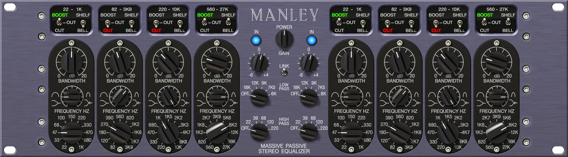 Universal Audio Manley Massive Passive 立体声均衡器 UAD 插件
