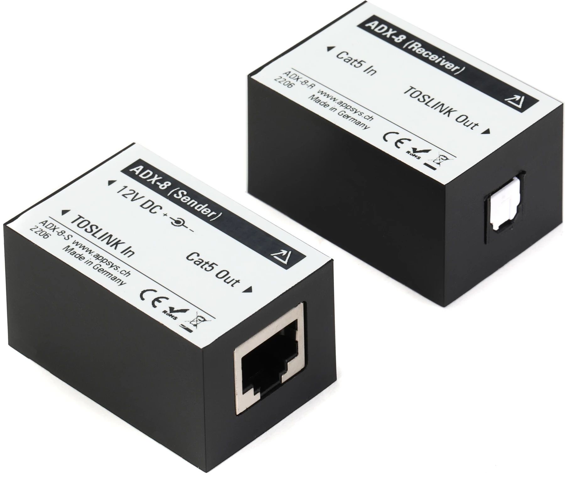 Appsys ADX-8套件 ADAT五类网线延长器