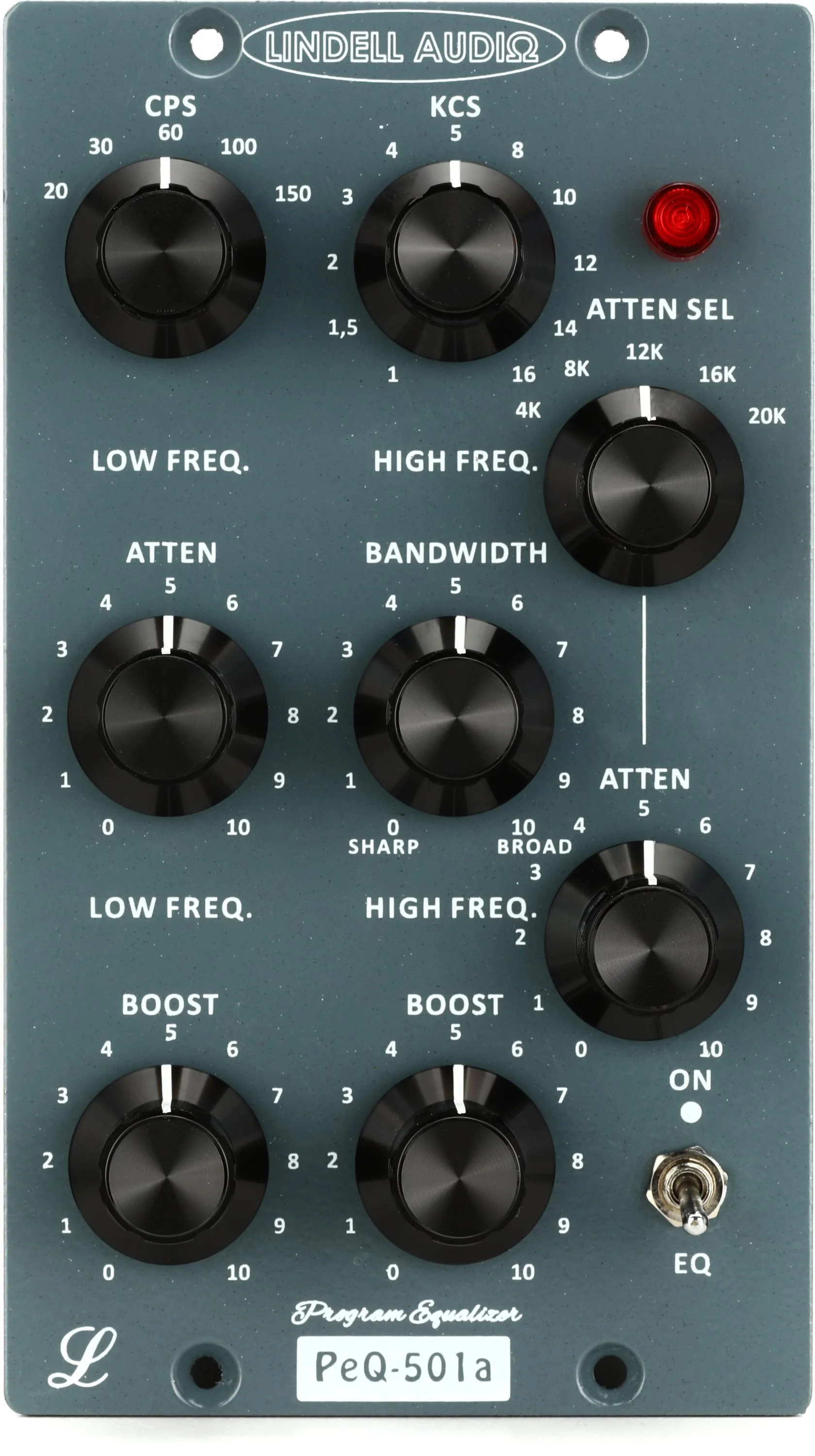 Lindell Audio PEQ-501a 500系列复古2段节目均衡器