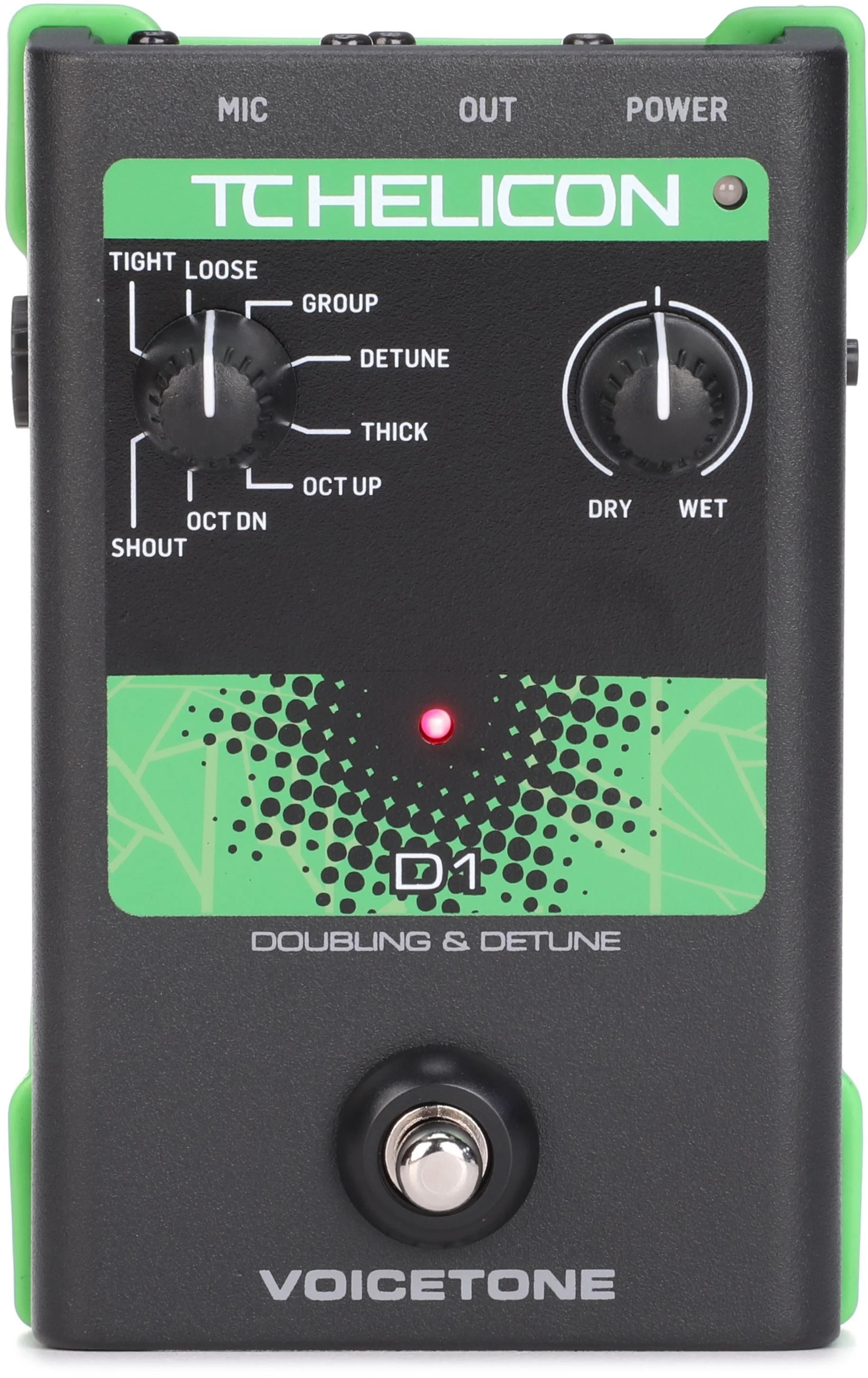TC-Helicon VoiceTone D1 人声效果器（认证开箱版）