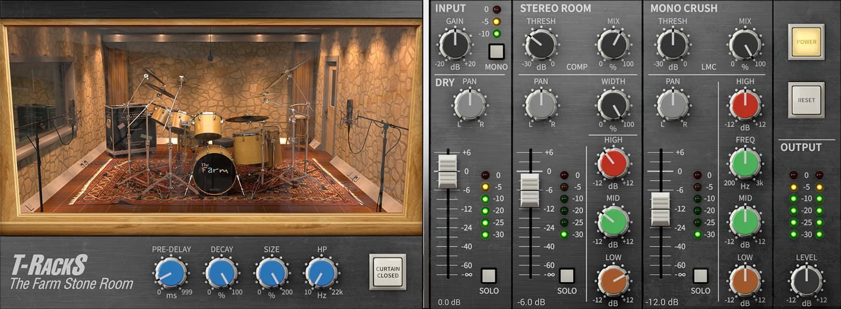 IK Multimedia T-RackS Farm Stone Room 混响插件