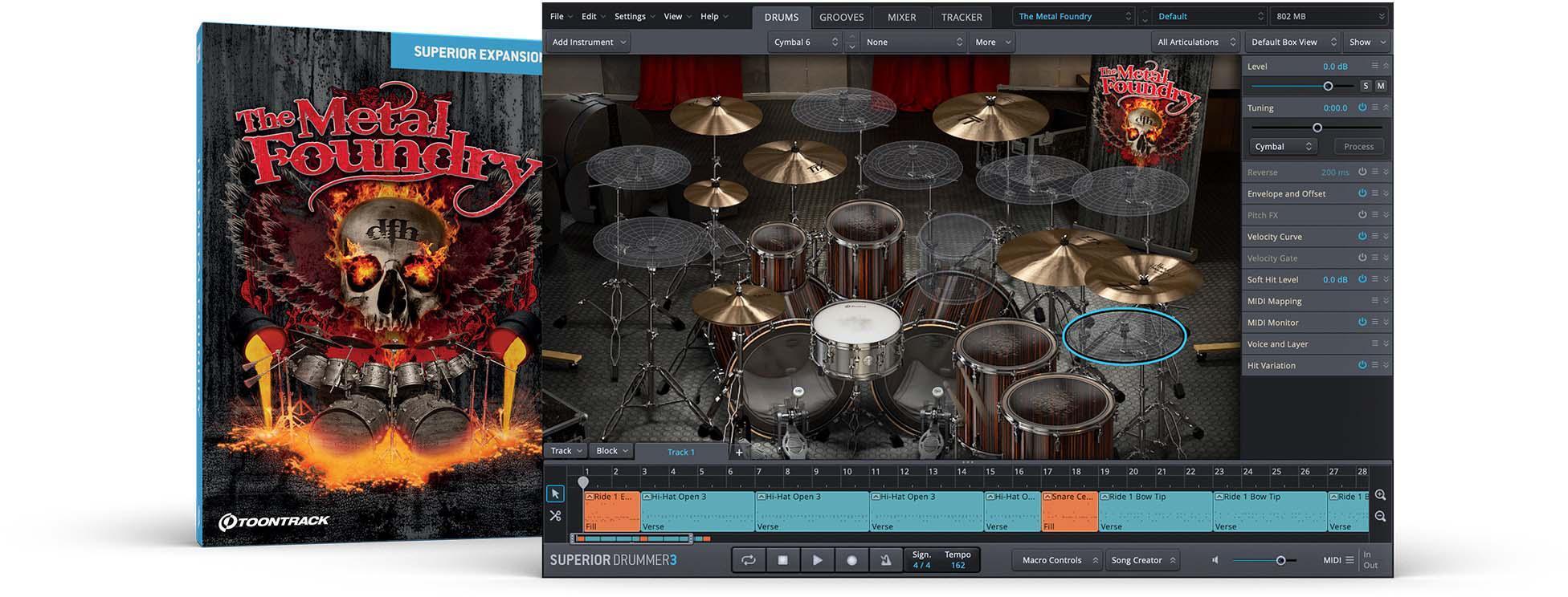 Toontrack The Metal Foundry SDX 音色扩展包