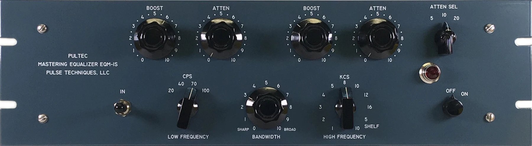 Pultec EQM-1S 电子管母带均衡器