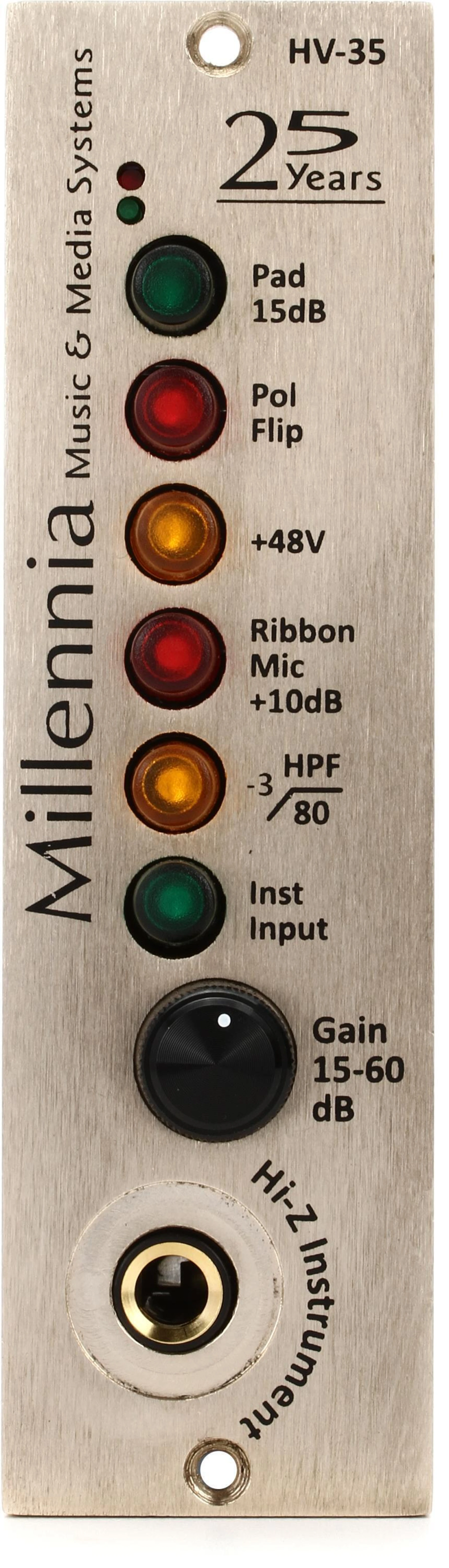 Millennia HV-35 25周年纪念款 500系列麦克风前置放大器