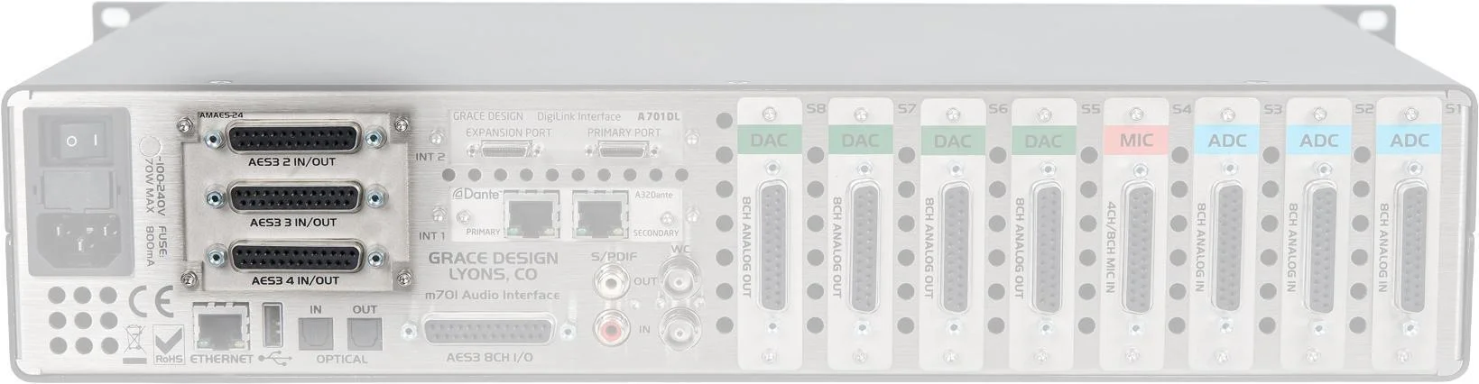 Grace Design m701 AES选配件 - 现场升级款
