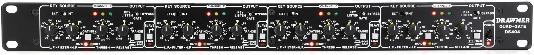 Drawmer DS404 4通道噪声门（认证开箱版）